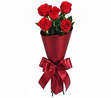 Букет 5 Красных роз Эдлесс Лав в Приютном