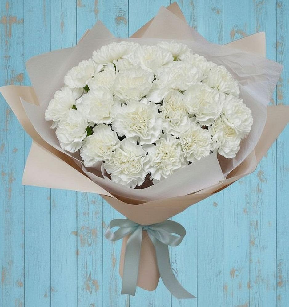 Букет цветов из: Гвоздики в Приютном