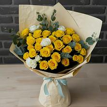 Букет цветов из:  Розы #REPLACE_PRED# Приютном