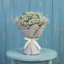 Букет цветов из:  Гипсофила в Приютном