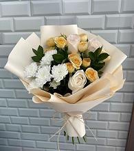Букет цветов из:  Розы и Хризантемы в Приютном