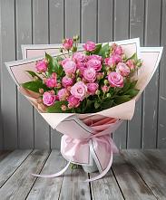 Букет Розовый кустик #REPLACE_PRED# Приютном