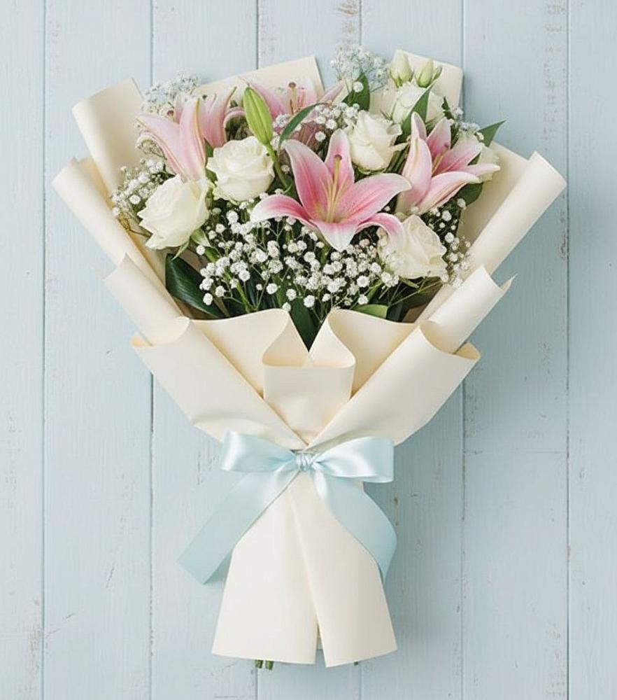 Букет цветов из: Лилии в Приютном