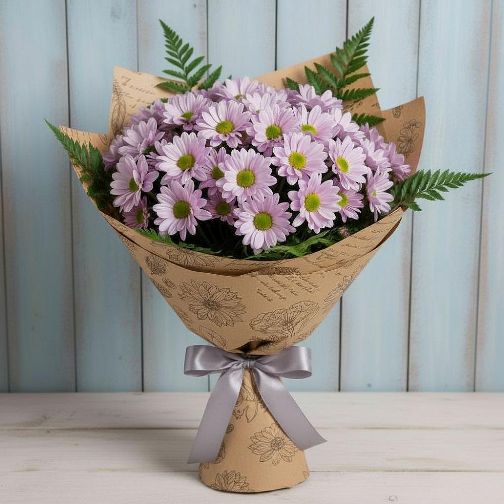 Букет цветов из: Хризантемы в Приютном