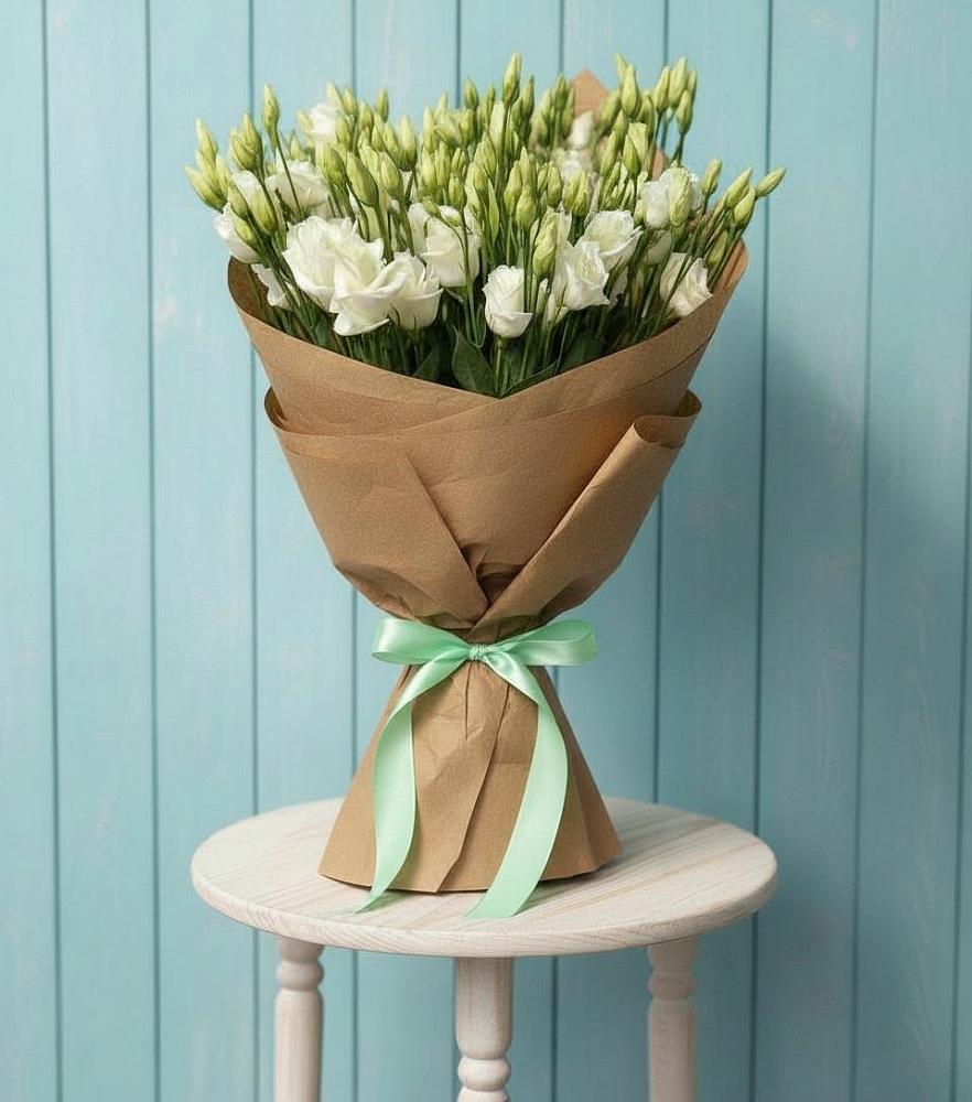 Букет цветов из: Лизиантусы в Приютном