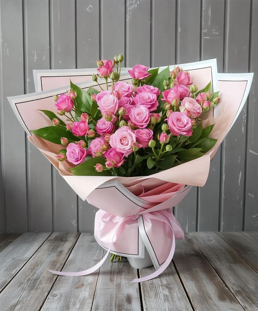 Букет Розовый кустик в Приютном