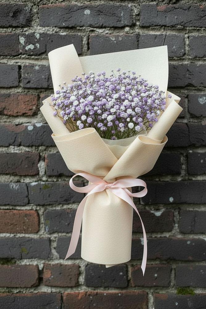 Букет цветов из: Гипсофила в Приютном