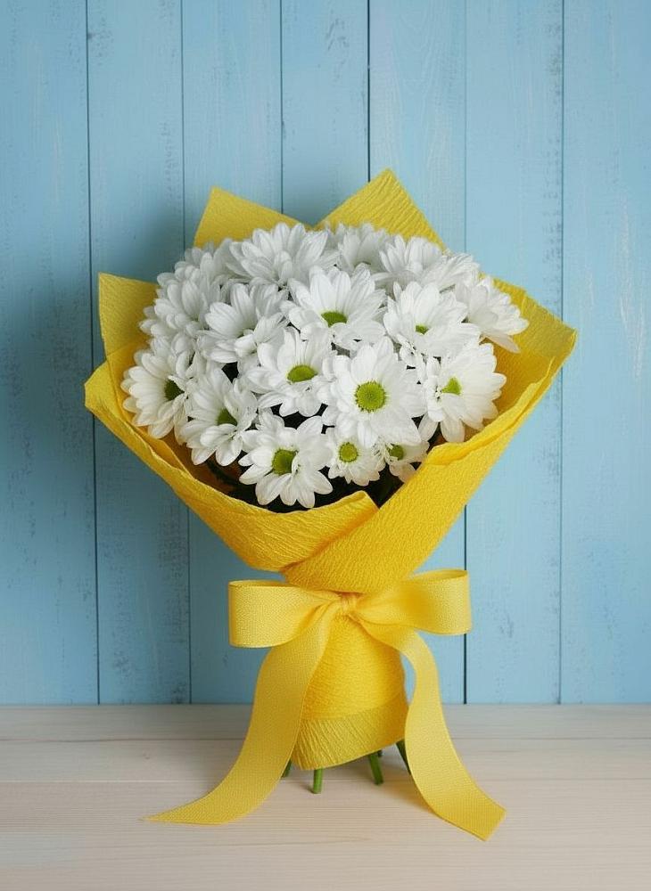 Букет цветов из: Хризантемы в Приютном