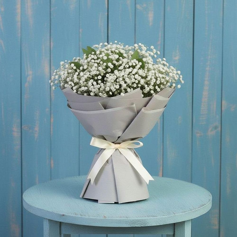 Букет цветов из: Гипсофила в Приютном