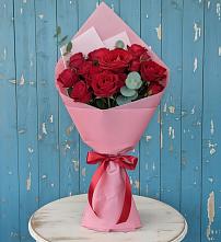Букет цветов из:  Розы #REPLACE_PRED# Приютном