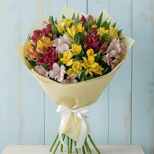 Букет цветов из:  Альстромерии в Приютном