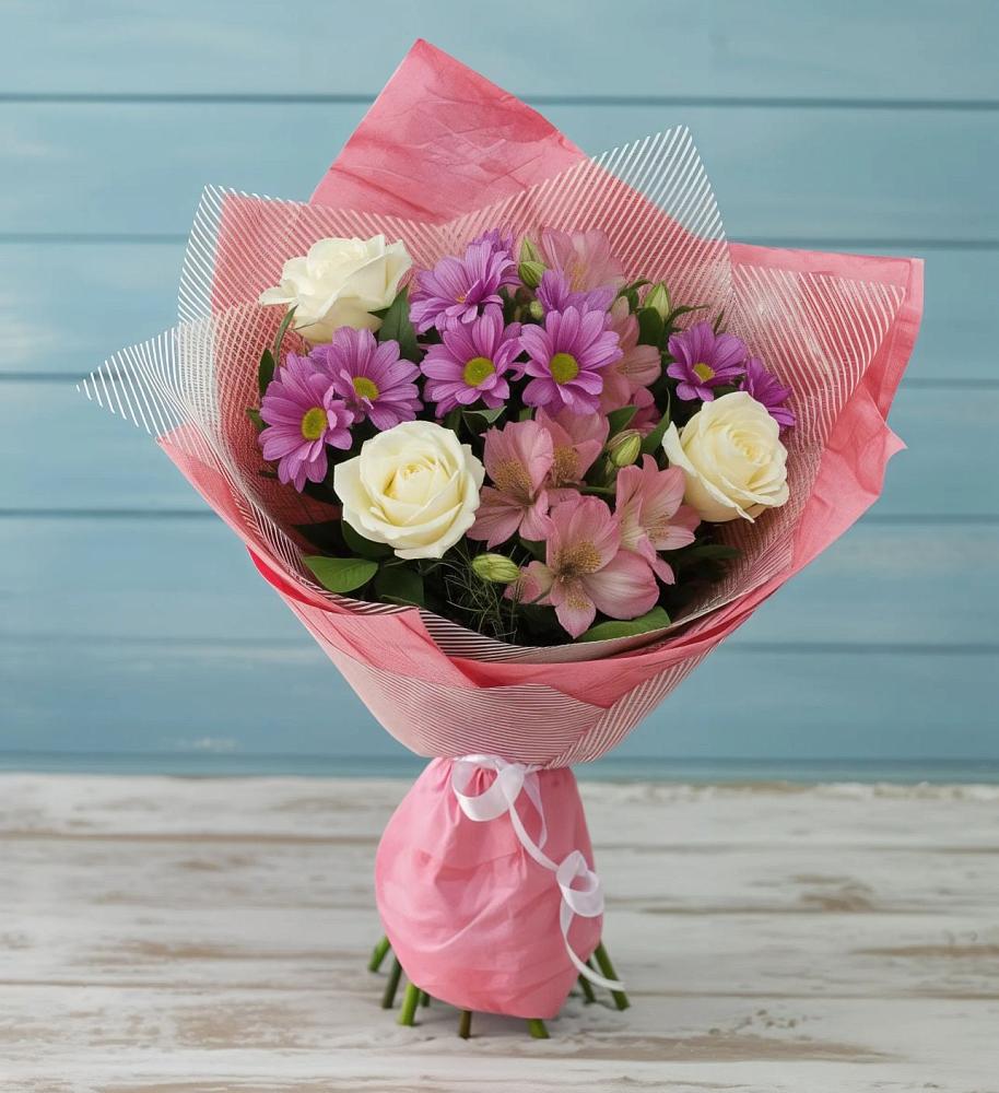 Букет цветов из: Герберы в Приютном